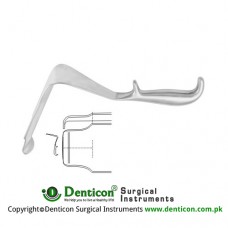 St. Marks Pelvis Retractor Stainless Steel, 29 cm - 11 1/2" Blade Size 142 x 60 mm - 35 x 45 mm